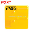 Station de consignation en PVC jaune durable, station de consignation à 5 cadenas (carte uniquement)